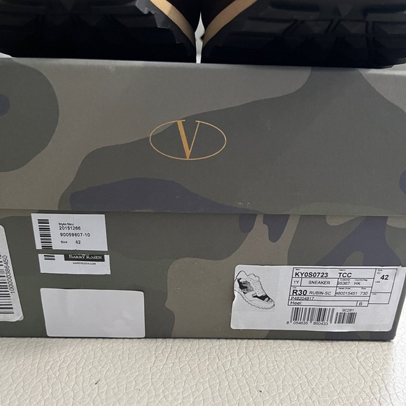 NWB- Valentino Garavani Rockrunner Camo Men’s Sneaker- Made in Italy -EU 42/US 9 - Picture 13 of 13